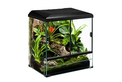 Glas Terrarium Set Forest 30x25x35cm Glasterrarium 18,75 Liter rechteck Terraset - Bild 1 von 4
