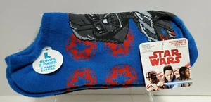Calcetines Nuevos-Niños (7PR) ""Star Wars"" No Show (L) Talla 3-9 R2D2, Vader - Imagen 1 de 9