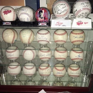 Lot of 15 Minnesota Twins SIGNED Baseballs + 5 Bonus w/15 Ball Case Carew Hunter - Picture 1 of 12