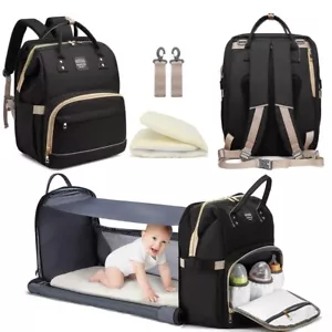 Diaper Bag Backpack with Changing Station, Detachable Baby Bag - Picture 1 of 3