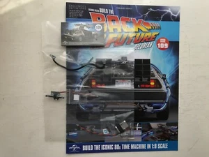1:8 SCALE EAGLEMOSS BACK TO THE FUTURE BUILD YOUR OWN DELOREAN ISSUE 109 + PIECE - Picture 1 of 1