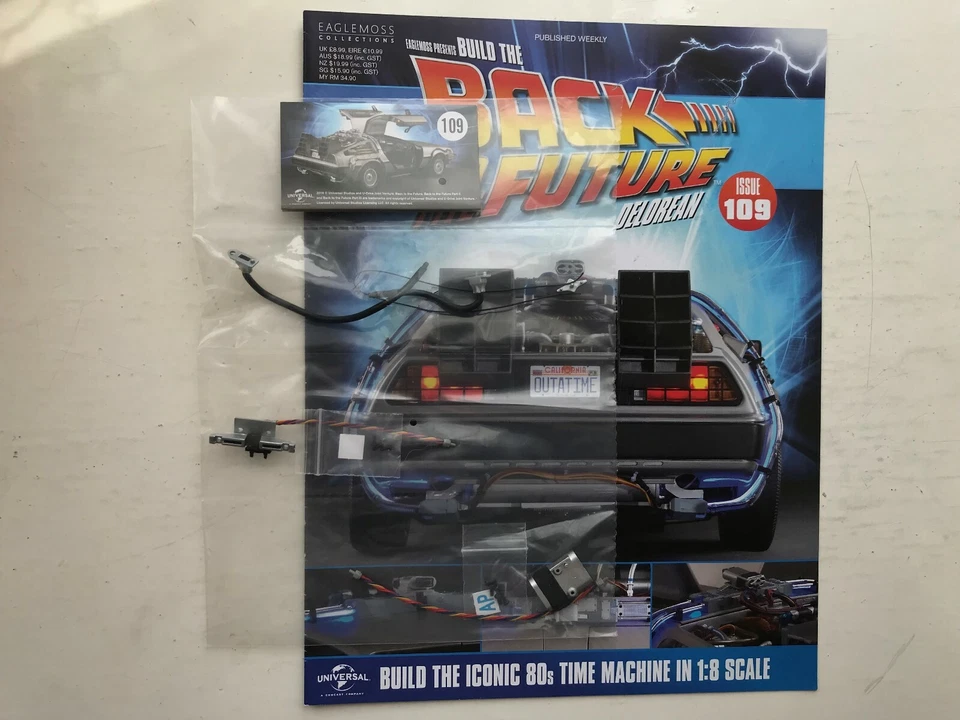 1:8 Scala Eaglemoss Ritorno Al Futuro Costruire il Proprio Delorean Numero 109+ - Immagine 1 di 1