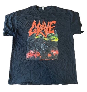 Grave Youll Never See Unworn Death Metal Shirt Size XL - Picture 1 of 2