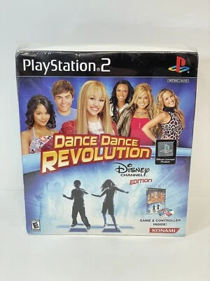 Playstation 2 Dance Dance Revolution Disney Channel NEW SEALED Miley Cyrus RARE - Image 1 of 4