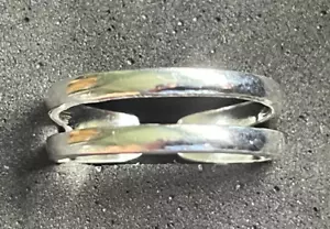 MASSIVER SILBER ZEHENRING, 2 Strang Ausführung *Neu* gute Qualität, sehr stabiler Ring, .925 - Bild 1 von 3