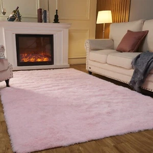 EasyJoy Super Soft Rugs for Living Room, Area Rugs for Bedroom 5x7 Pink Fluff... - Picture 1 of 7