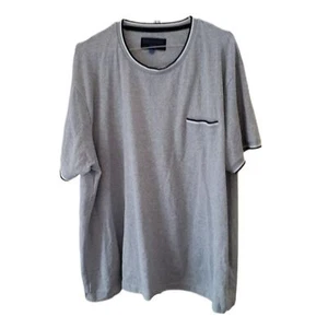 Straight Faded New York Men's Gray Short Sleeve Shirt - Picture 1 of 4