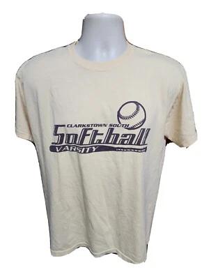 Camiseta Clarkstown South Softbol Universitario Adulto Mediana Crema Foto 1 de 4