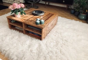 Rugs & Stuff Contemporary Premium Shaggy Flokati Greek Rug in Ivory - 2000gsm - Picture 1 of 7