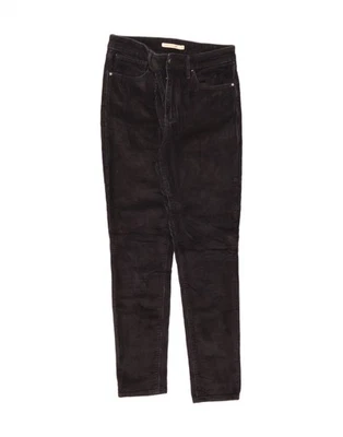 Pantalones ajustados de pana cintura alta LEVI'S W30 L29 azul marino algodón BC15 para mujer Foto 1 de 3