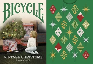 Bicycle Vintage Christmas Playing Cards FAST US SHIPPER - Bild 1 von 6