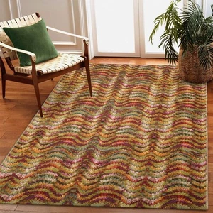 Marina Indoor/Outdoor Power Loomed Synthetic Blend Low Profile Area Rug - Con... - Picture 1 of 8