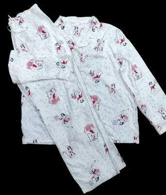 Victoria Secret Retro Lady Santa Hat RARE Large Pajama SET Christmas - Image 1 of 4