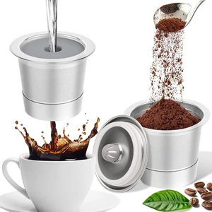2er Pack K Cup Wiederverwendbare Kaffeepads für Keurig: Edelstahl Nachfüllbar K Cup - - Bild 1 von 7