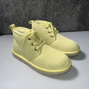 UGG Neumel gelbe Wildleder-Stiefeletten Damenschuhe Größe 5 - Bild 1 von 9