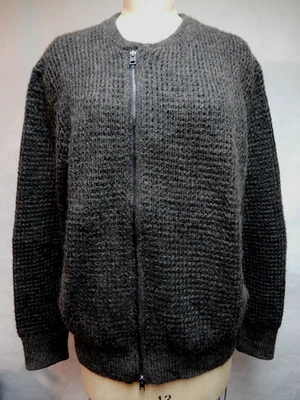 Suéter All Saints Marrón Milton Bomber Para Mujer Cremallera Frontal con Bolsillos Talla XL USADO EN EXCELENTE ESTADO Foto 1 de 4