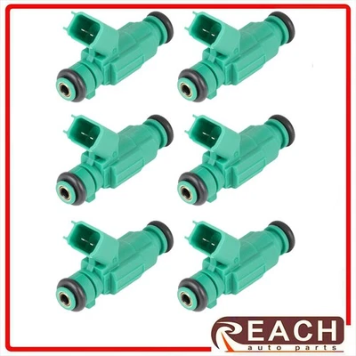 6x Inyector de combustible para Kia Sedona 2011-2012 2014 Sorento Hyundai Santa Fe V6 3,5 L Foto 1 de 4