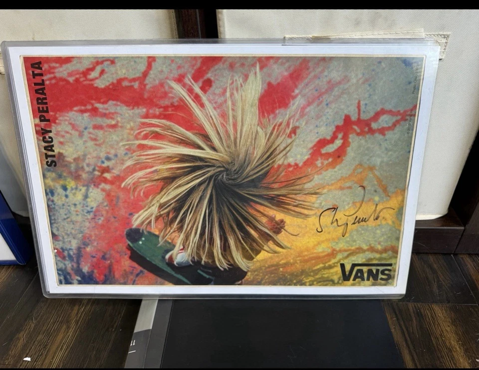 Stacey Peralta 签名海报 Vans Bones Brigade Z 男孩 — 第 1/1 张图片