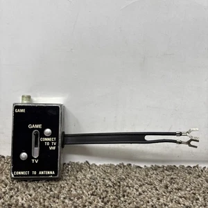 Vintage TV/Game/Computer RF Switch Box Adapter for Atari 2600 Coleco Other - Foto 1 di 4