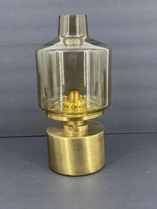 MCM Hans-Agne Jakobsson AB Markaryd Brass 12.50" Oil Lamp UNTESTED SELLING AS IS - Picture 1 of 9
