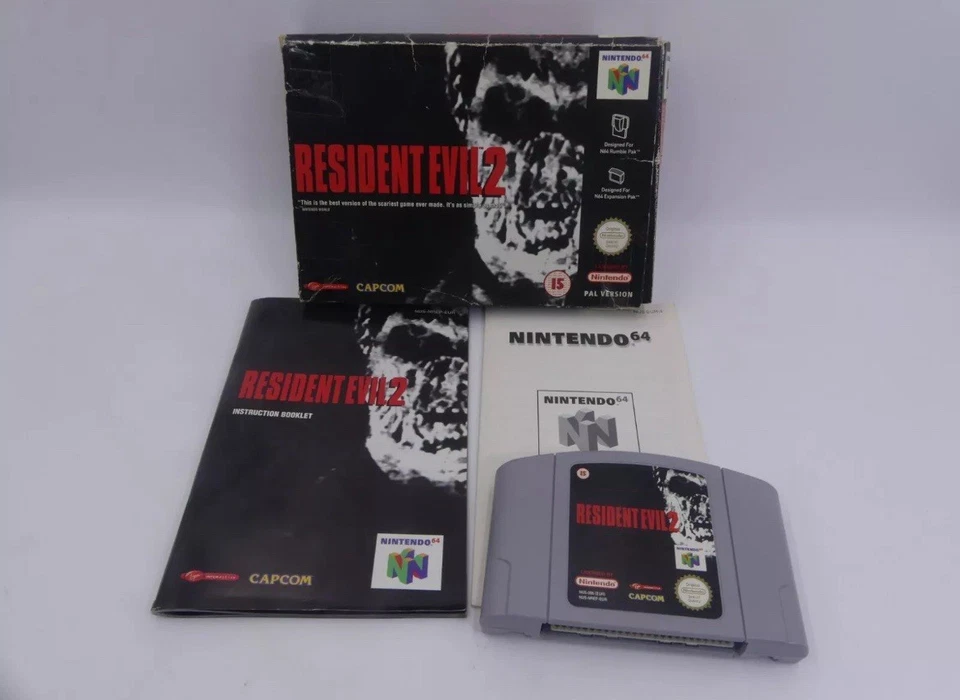 Resident Evil 2 Nintendo 64 N64 Complete Edition PAL Boxed (Excellent Condition - Image 1 of 1
