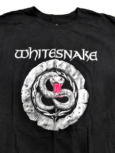 Whitesnake David Coverdale 2018 North American Last Tour XL Maglietta Nera - Foto 1 di 12