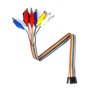 10x CABLE PINZAS COCODRILO A DUPONT MACHO Arduino Micro:bit - Imagen 1 de 2
