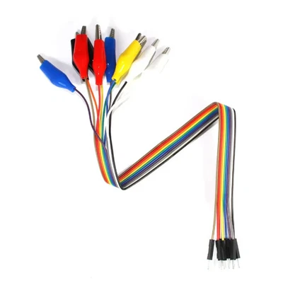 10x CABLE PINZAS COCODRILO A DUPONT MACHO Arduino Micro:bit - Imagen 1 de 2