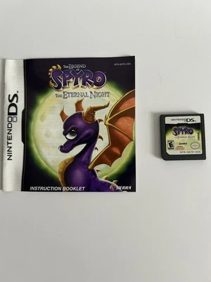 Legend of Spyro: The Eternal Night 任天堂 DS,已测试,可正常工作。 游戏和手册 — 第 1/2 张图片