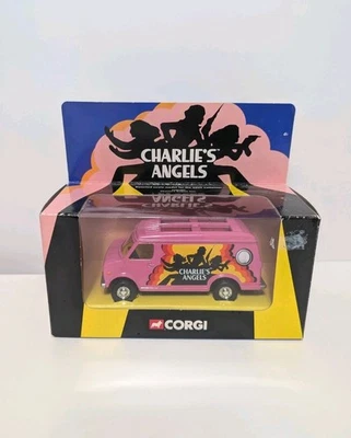 2001 Corgi Classics CC87501 1:36 Charlie's Angels 1970s Pink GMC Van In Box - Image 1 of 4