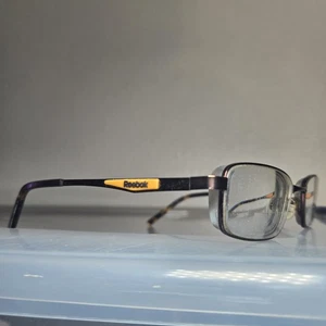 Reebok Brillengestell R2003 52-18-140 Schildpatt/Orange Rechteck Brille - Bild 1 von 6