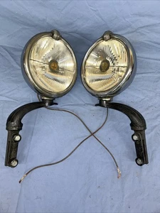 Trippe Senior Speedlight Vintage Antique Fog Driving Lights WORKING CONDITION!! - Picture 1 of 24