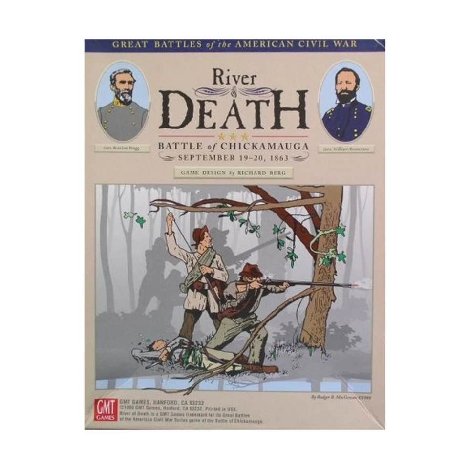Boîte GMT Wargame Rivière De La Mort SW (VG+/Neuf) - Photo 1/1