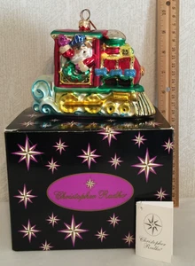 Christopher RADKO Train Ornament " NORTH POLE JUNCTION " in Original Box   (Q17) - Picture 1 of 11