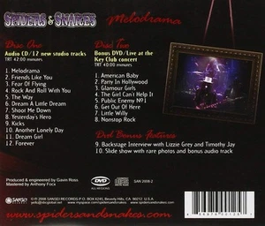 Spiders & Snakes - Melodrama (CD, Album + DVD-V) (Very Good Plus (VG+)) - 361514 - Bild 1 von 1
