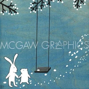 WILDLIFE KUNSTDRUCK Follow Your Heart Let's Swing Kristiana Parn - Bild 1 von 1