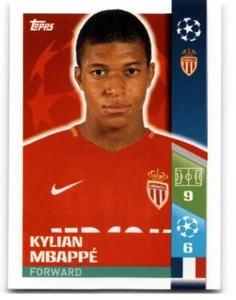 Topps Champions League 2017 2018 - K. Mbappe AS Monaco Nr.248 - Rookie - RAR - Picture 1 of 1