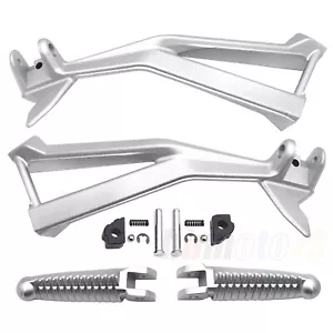 Rear Passenger FootPeg Bracket Silver For 07-08 10-11 Ducati 1098 S / 12-13 848 - Picture 1 of 5