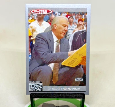 2004-05 Topps Total NBA Silver Parallel 411 Gregg Popovich RC San Antonio Spurs - Image 1 of 4