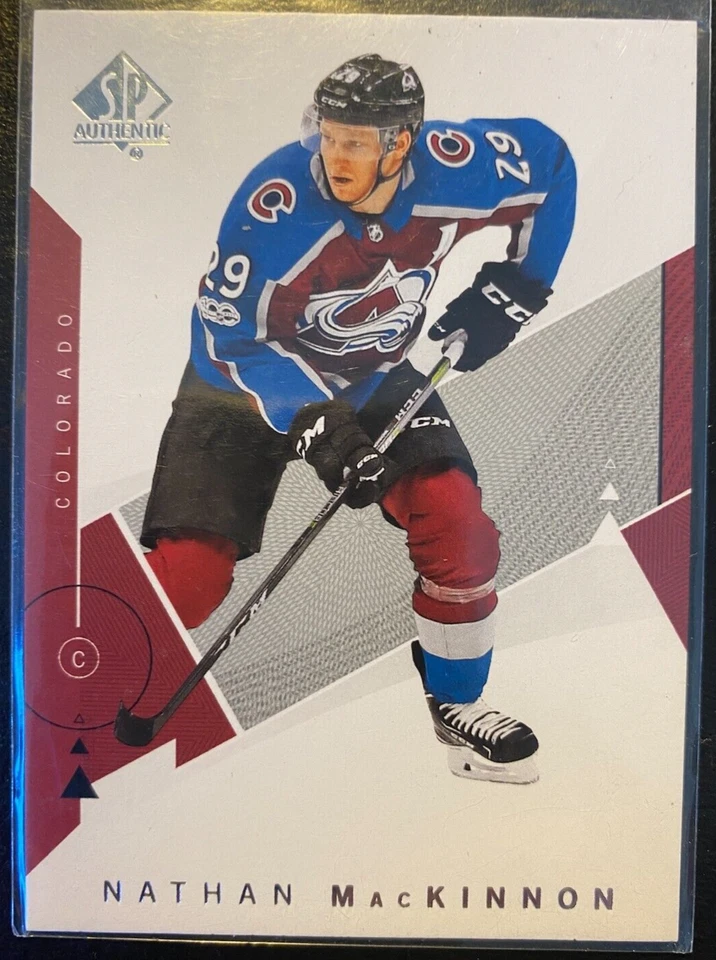 Nathan MacKinnon 2018-19 SP Authentic Upper Deck #85 Colorado Avalanche - Image 1 of 2