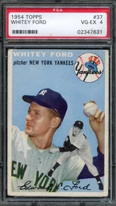 BB - 1954 Topps - #37 - Whitey Ford - PSA 4 - VG-EX - Bild 1 von 2