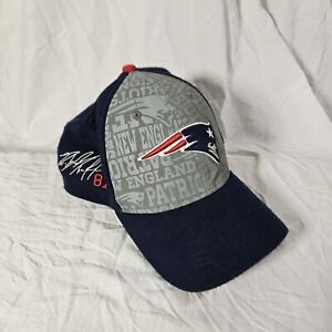 New England Patriots New Era NFL Trucker 39THIRTY Flex Hat S/M Gronk 87 Scribed!