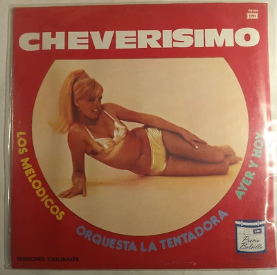 CHEVERISIMO, FEAT. LOS MELODICOS, MEXICAN LP, STILL SEALED, PROMO, SEXY COVER - Image 1 of 2