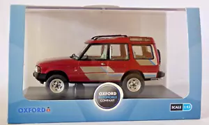 Oxford diecast Land Rover Discovery 1 Firefox red 1:43 scale no. 43DS1001 - Picture 1 of 1