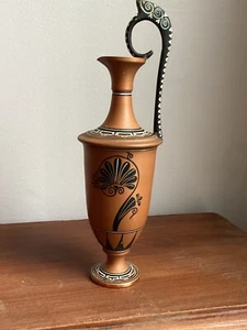 Vintage Classic Greek Style Copper Lekythos/Loutrophoros Pitcher - Picture 1 of 8