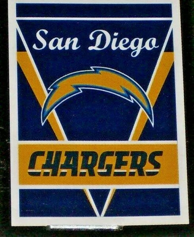 NFL San Diego Chargers 28"x40" Vertical House Flag 1 Sided Image Fremont Die Cover