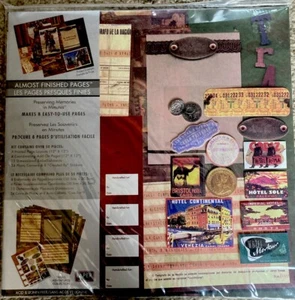Páginas casi terminadas álbumes de recortes pegatinas y adornos páginas de diseño - Imagen 1 de 2