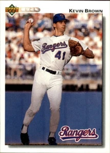 Kevin Brown 1992 Upper Deck MLB #578 Baseball Card Texas Rangers - Picture 1 of 2