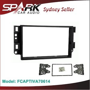 CP Doble 2 DIN Fascia Dash Facia Kit Panel Para Holden Captiva 7 2006-2014 - Imagen 1 de 1