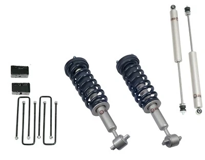 Freedom Offroad 3" Front Lift Struts, 3" Rear Blocks, + Shocks For 14+ Ford F150 - Image 1 of 3